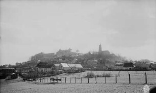 Augustusburg (Erzgebirge), Ort und Schloss von Nordosten