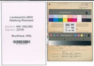 Entnazifizierung Willy Bruchhaus , geb. 08.11.1922 (Dolmetscher)
