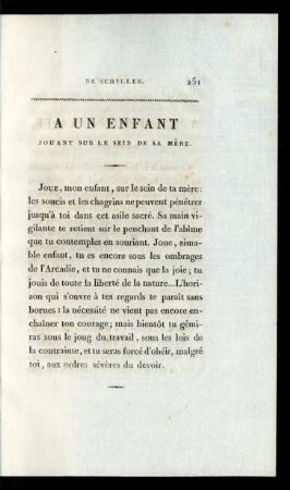 A Un Enfant.