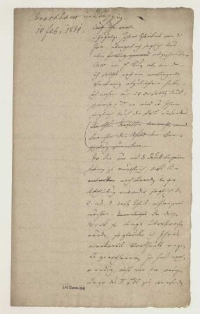 Briefkonzepte von Joseph Heller - Staatsbibliothek Bamberg JH.Comm.lit.4(1831