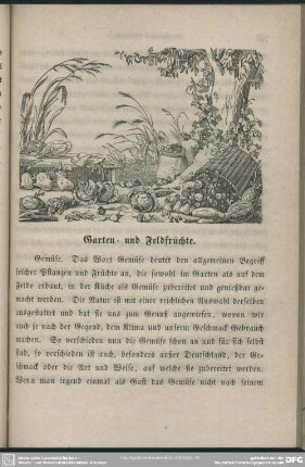 Garten- und Feldfrüchte
