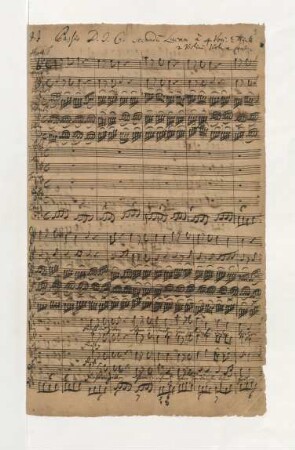 1. [Coro]: Furcht und Zittern, Scham und Schmerzen
