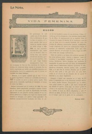 Vida femenina : Ellos