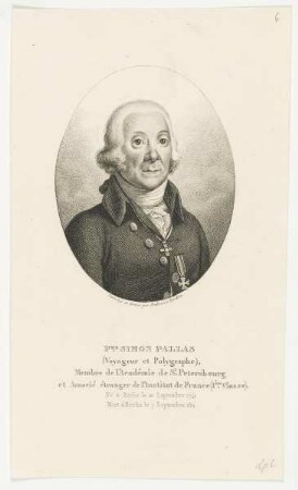 Bildnis des Pre. Simon Pallas