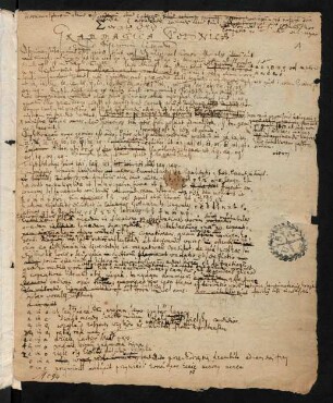 1r-7v, Grammatica Polonica (Schulübungen zur polnischen Grammatik)