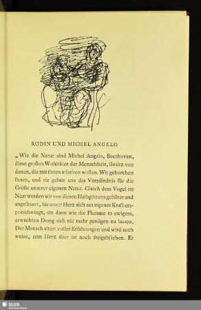 Rodin Und Michel Angelo
