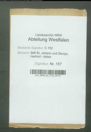 Kapitular eigenbehörige Mölmanns Erbe zu Enger.