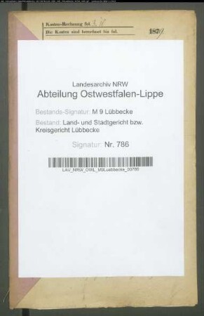 Erblasser: Laging, Carl Friedrich Wilhelm: