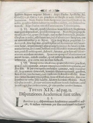Thesis XIX. ad pag. 12. Disputationes Academicæ sunt utiles.