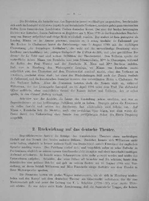 2. Rückwirkung auf das deutsche Theater