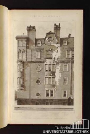 Tafel 98. London. Sloane Court Lower Sloan Street S. W. - Fassadendetail