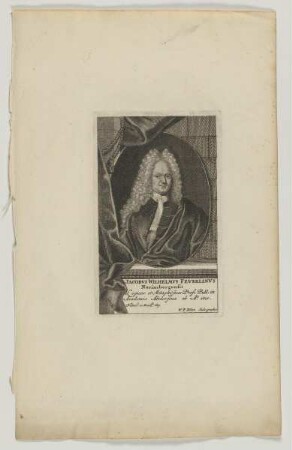 Bildnis des Jacobvs Wilhelmvs Feverlinvs