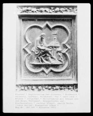 Nordtür — Kirchenväter und Evangelisten — Heiliger Lukas