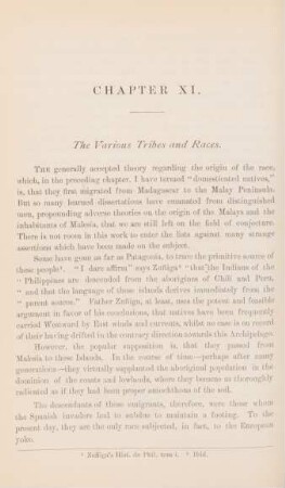 Chapter XI. The various tribes and races