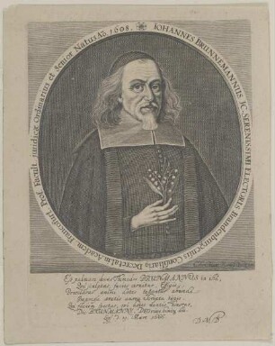 Bildnis des Iohannes Brunnemannus
