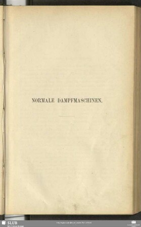 Normale Dampfmaschinen