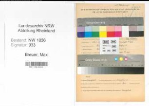 Entnazifizierung Max Breuer , geb. 22.04.1888 (Polizist)