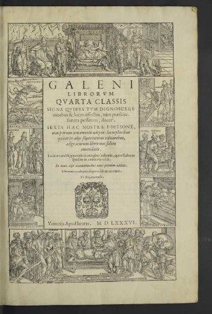4: Signa Qvibvs Tvm Dignoscere morbos & locos affectos, tum praescire futura possimus, docet