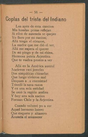 Coplas del triste del Indiano