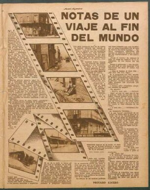 Notas de un viaje al fin del mundo