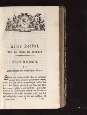 Erster Abschnitt. Erscheinungen des menschlichen Körpers