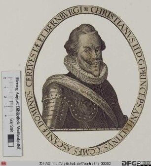 Bildnis Christian I., Fürst zu Anhalt-Bernburg (reg. 1586-1630)