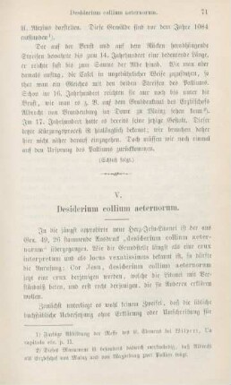 71-78 Desiderium collium aeternorum