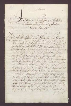 Ehevertrag zwischen dem kurpfälzischen Regierungsrat und Geistlichen Administrationsrat Lubentius Huben und der Anna Margarethe Elisabetha Dilbecker.