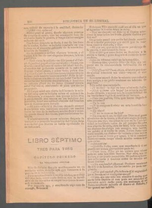 Libro séptimo : Tres para tres