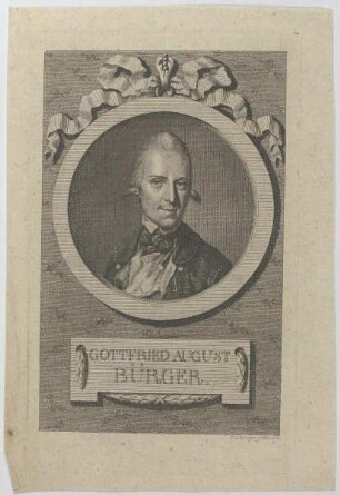 Bildnis des Gottfried August Bürger