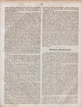 267-268 Kirchliche Mittheilungen