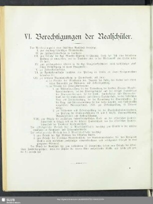 VI. Berechtigungen der Realschüler