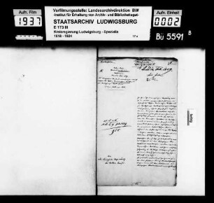 Kommunsachen: Schäfereien, Oberamt Brackenheim