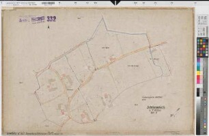 Weetfeld (Hamm), Umlegung Weetfeld, Bl. 13 Zuteilungskarte Osterbönen Flur 3