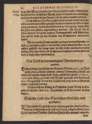 Viel Volck in den vereinigten Niderlanden geworben.