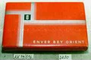 Pappschachtel für 25 Stück Zigaretten "ENVER BEY ORIENT"