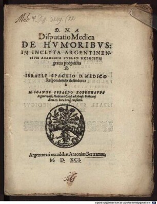 Disp. med. de humoribus