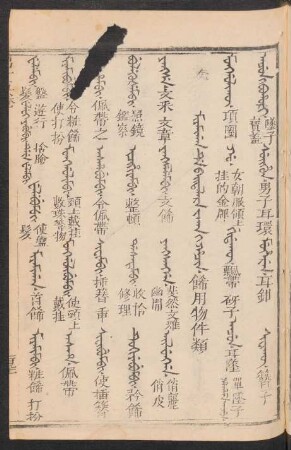 Miyamigan de baitalara jaka i hacin = 餙用物件類