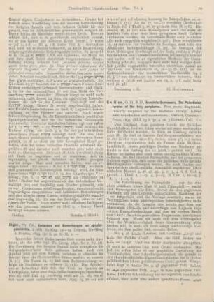 70-72 [Rezension] Gwilliam, G. H., Anecdota Oxoniensia. The Palestinian version of the holy scriptures