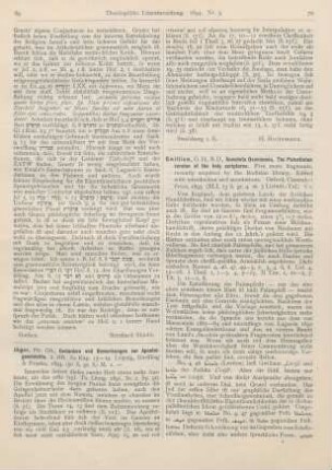 70-72 [Rezension] Gwilliam, G. H., Anecdota Oxoniensia. The Palestinian version of the holy scriptures