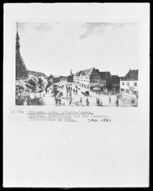 Zwickau, Marktplatz von der Ostseite