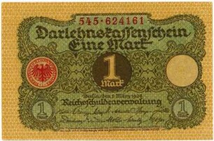 Geldschein, Mark, 1.3.1920