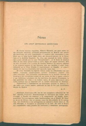 Una gran antología americana