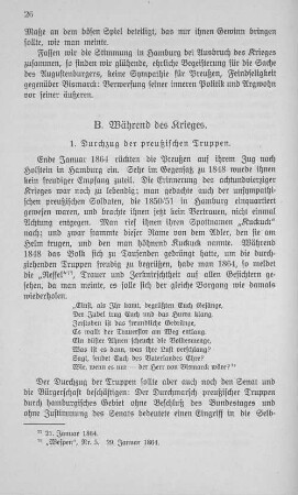 B. Während des Krieges.