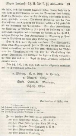 Berlin, den 27. März 1839