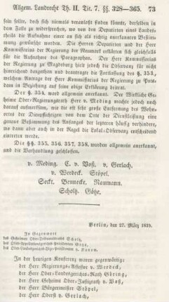 Berlin, den 27. März 1839