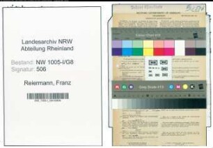 Entnazifizierung Franz Reiermann , geb. 28.03.1887 (Postbetriebsassistent)