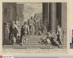 Pierre et Jean, allant au Temple, y guerissent un Boiteux de naissance