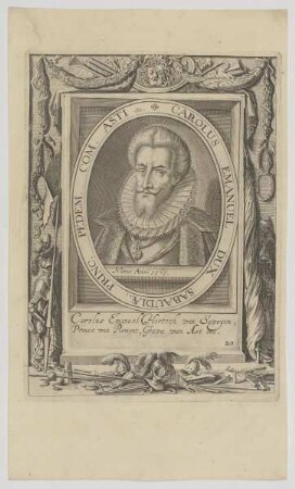 Bildnis des Carolus Emanuel von Savoyen