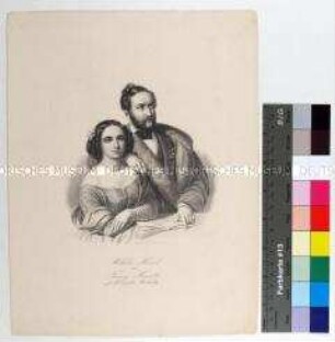 Porträt des Ehepaars Fanny und Wilhelm Hensel